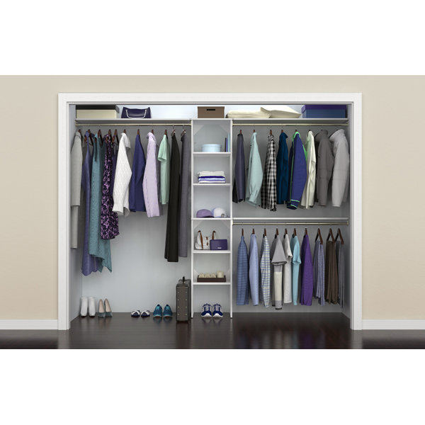 ClosetMaid SuiteSymphony 72" W 108" W Closet System Kit with Top